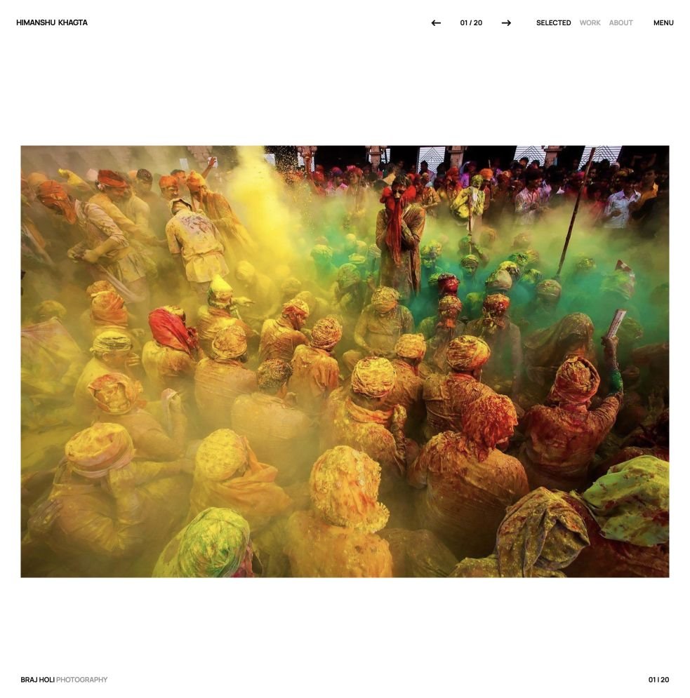 Himanshu Khagta website preview